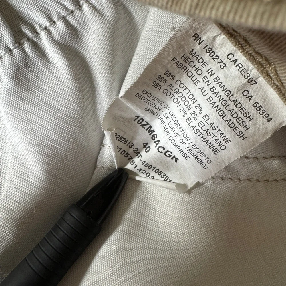 Wrangler Baggy Cargo Shorts Tan Beige Pockets Size‎ 40 9